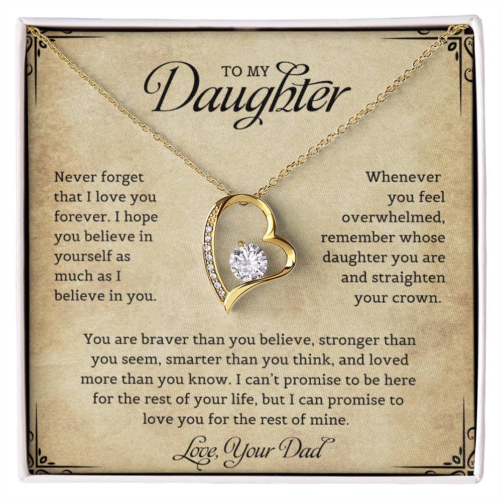 To My Daughter | Forever Love Necklace