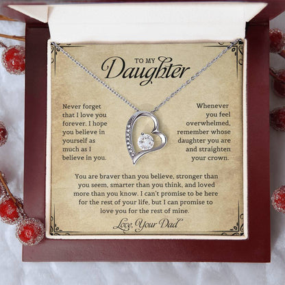 To My Daughter | Forever Love Necklace