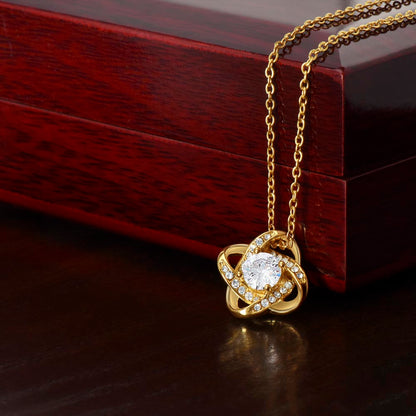 To My Beautiful Wife Gold Necklace Gift