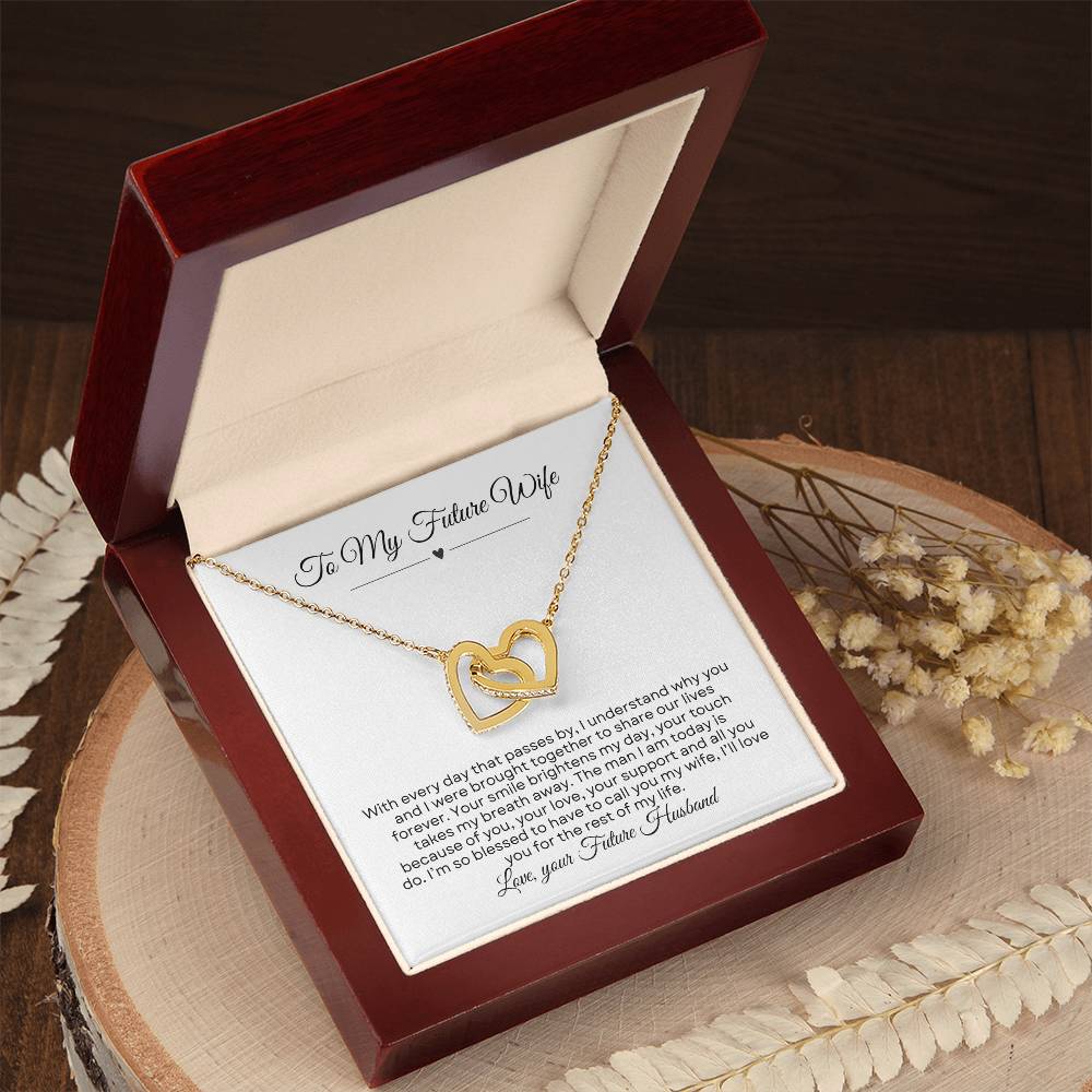 To My Future Wife | Interlocking Hearts necklace