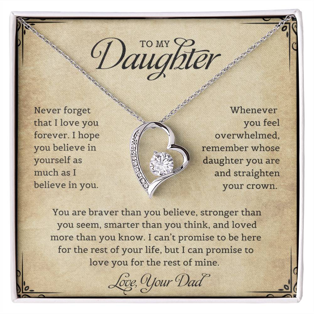 To My Daughter | Forever Love Necklace