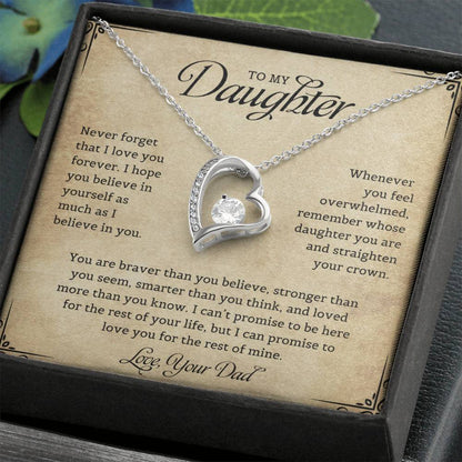 To My Daughter | Forever Love Necklace