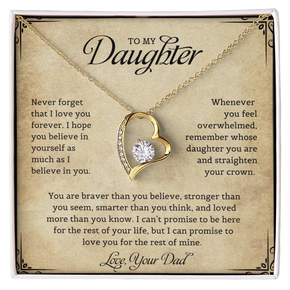 To My Daughter | Forever Love Necklace