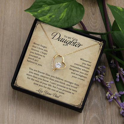 To My Daughter | Forever Love Necklace